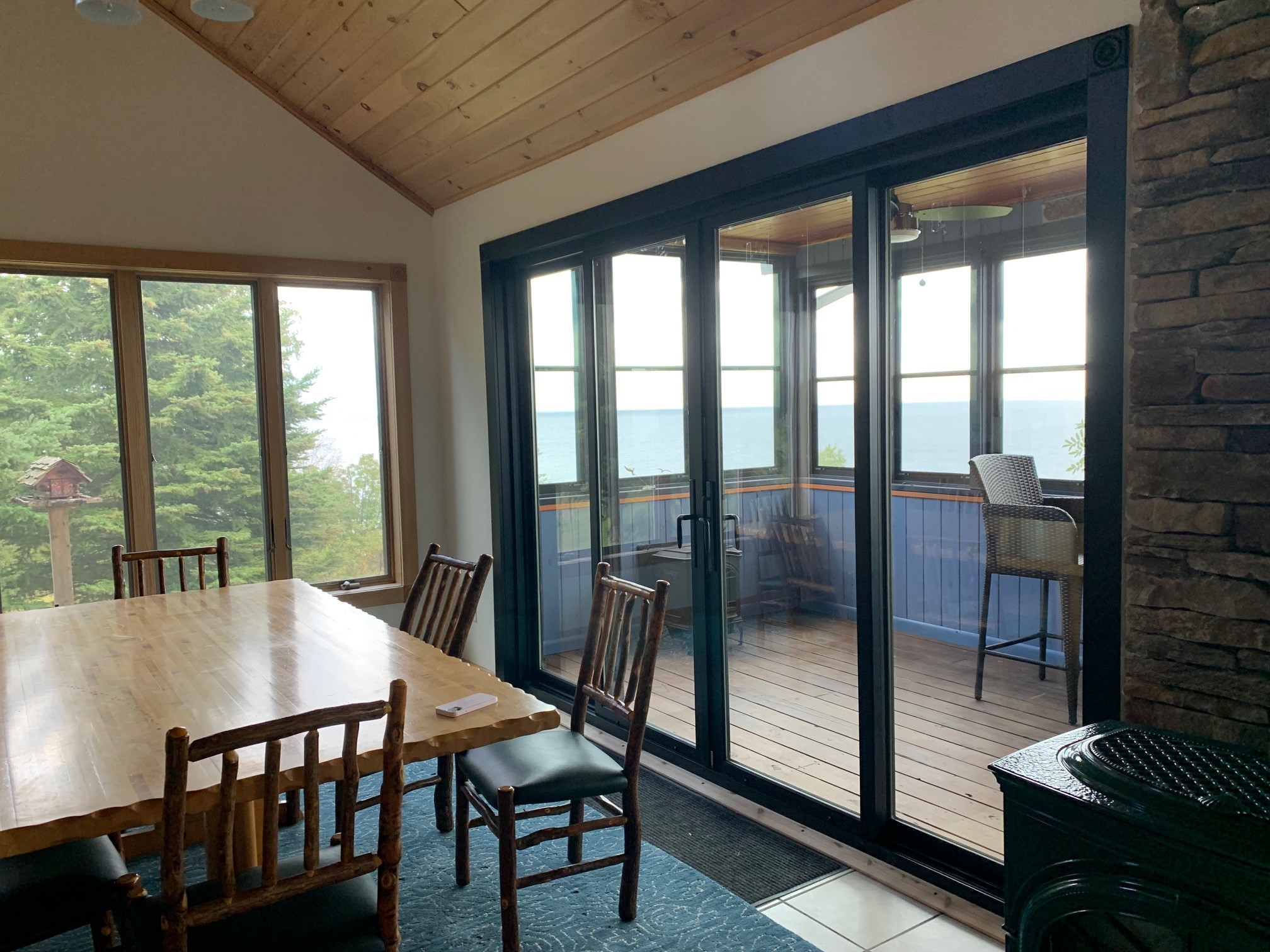 Dining room 
3-season enclosed porch
