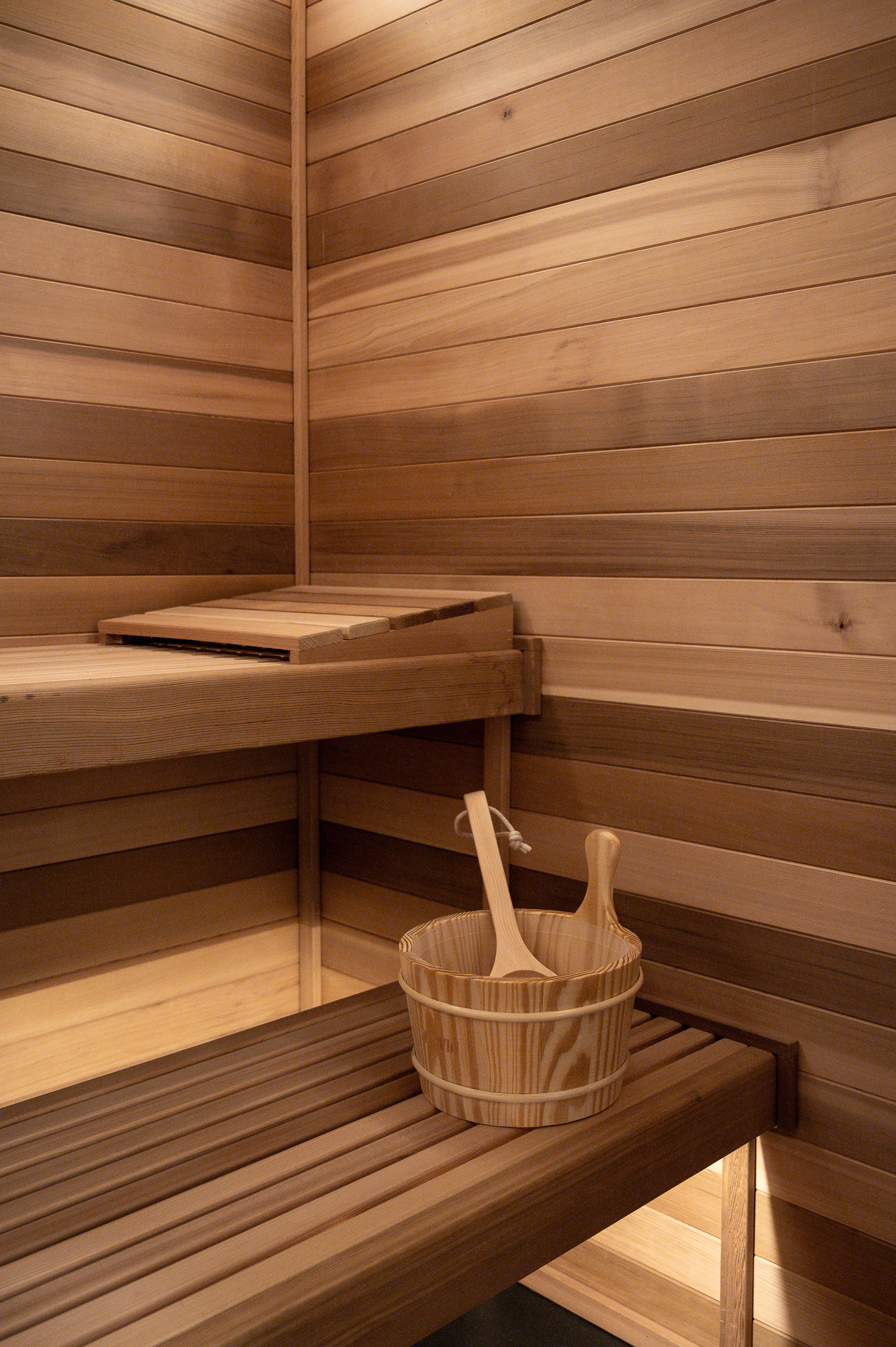 Main floor indoor sauna