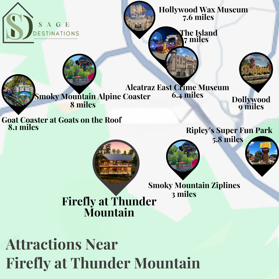 Attractions near Firefly at Thunder Mountain