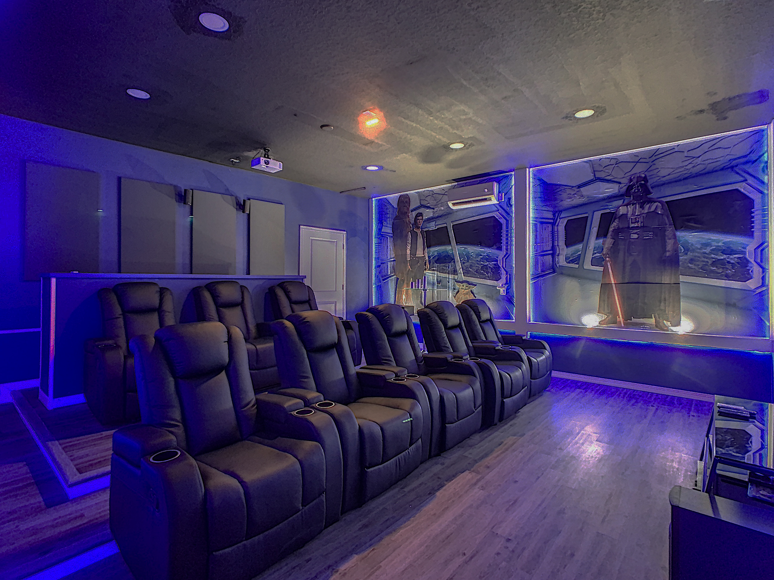 Star Wars Theme Movie Theater-Seats Up To 14