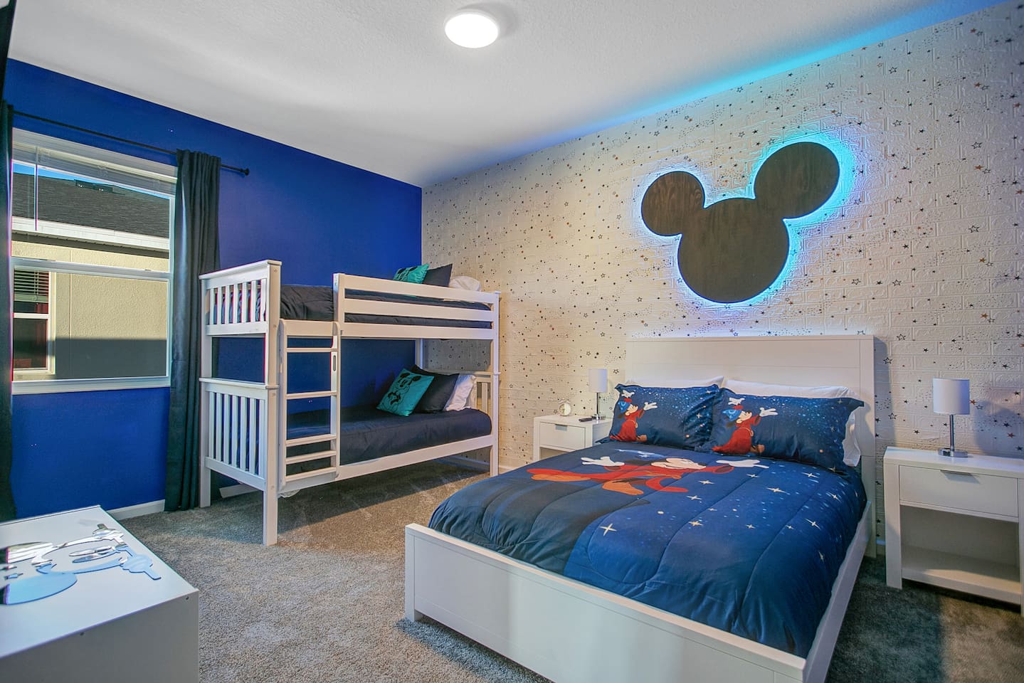 Mickey's bedroom.
