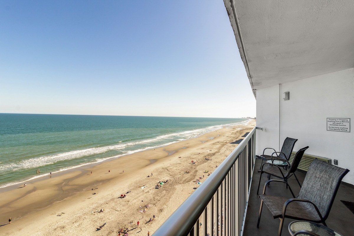 Breathtaking views and salty breezes from your private balcony!