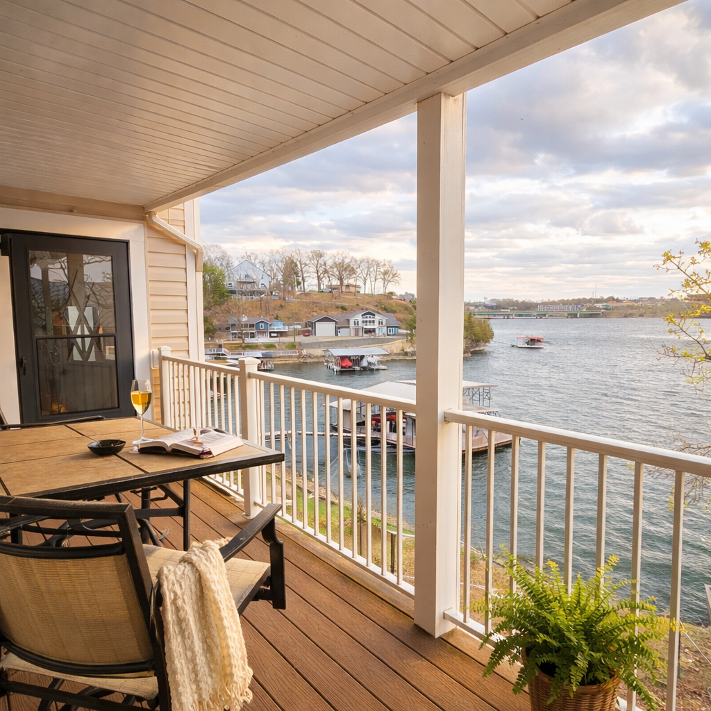 Tranquil retreat porch views