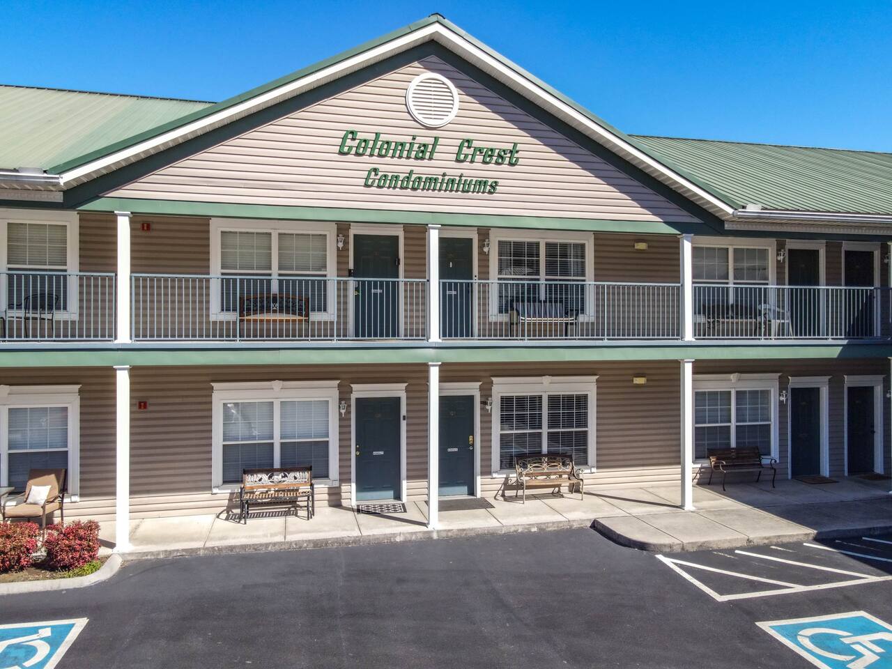 Located at the Colonial Crest Condominium ComplexTwo blocks off Parkway and a 10 minute walk to The Island