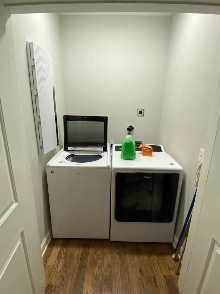 Main level laundry room.