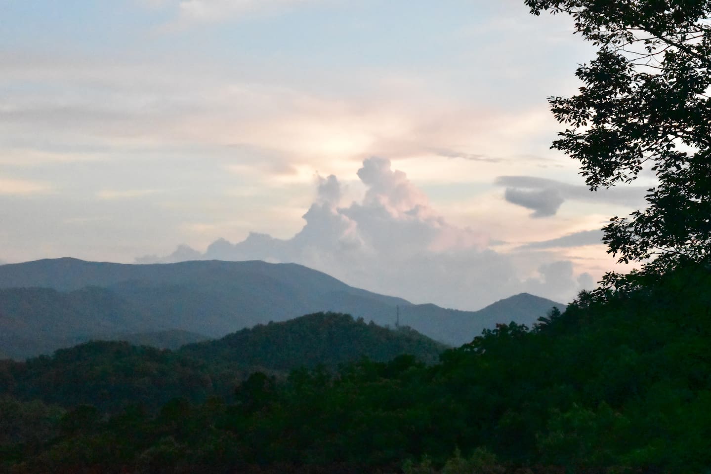 Sunset from "Above the Mist"