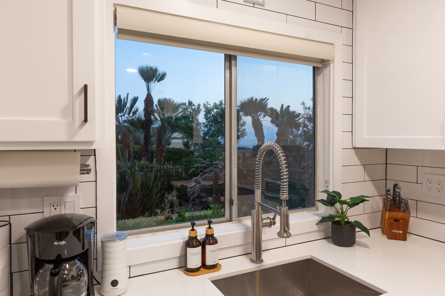 Actual ocean views as you look out kitchen window