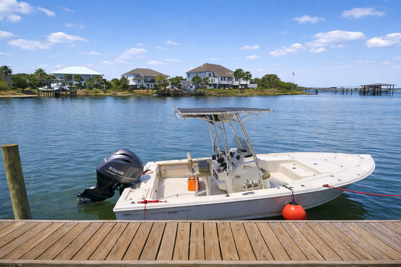 Ready for the water.