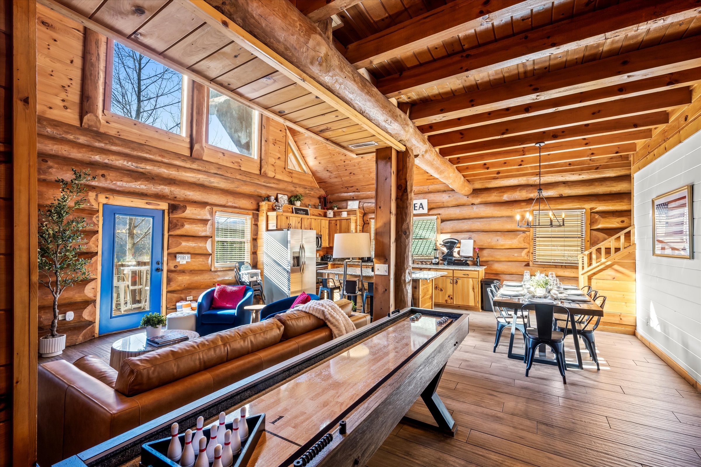 The main floor of American Heritage is large, spacious and full of natural light