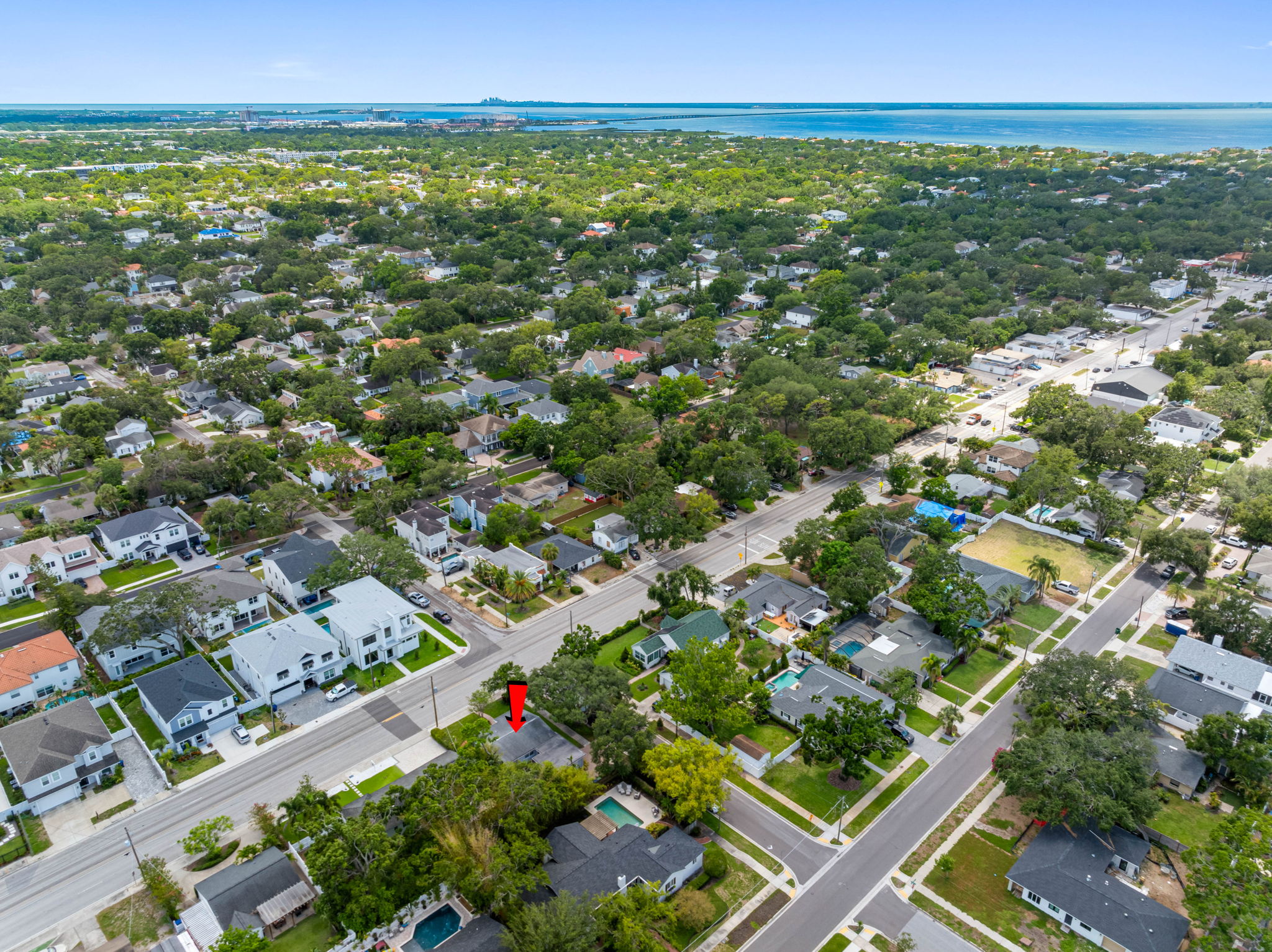 Aerial View of the Neighborhood