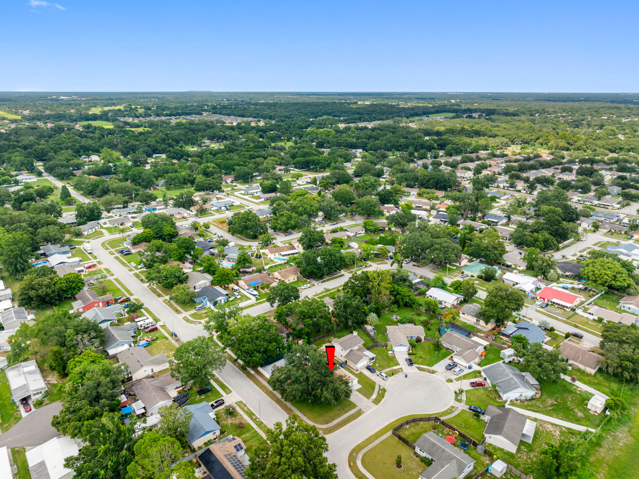 Aerial View of the Neighborhood