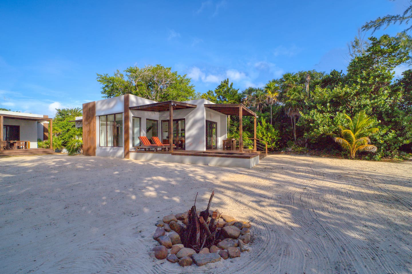Beach fire pit for enjoyable evenings under the stars