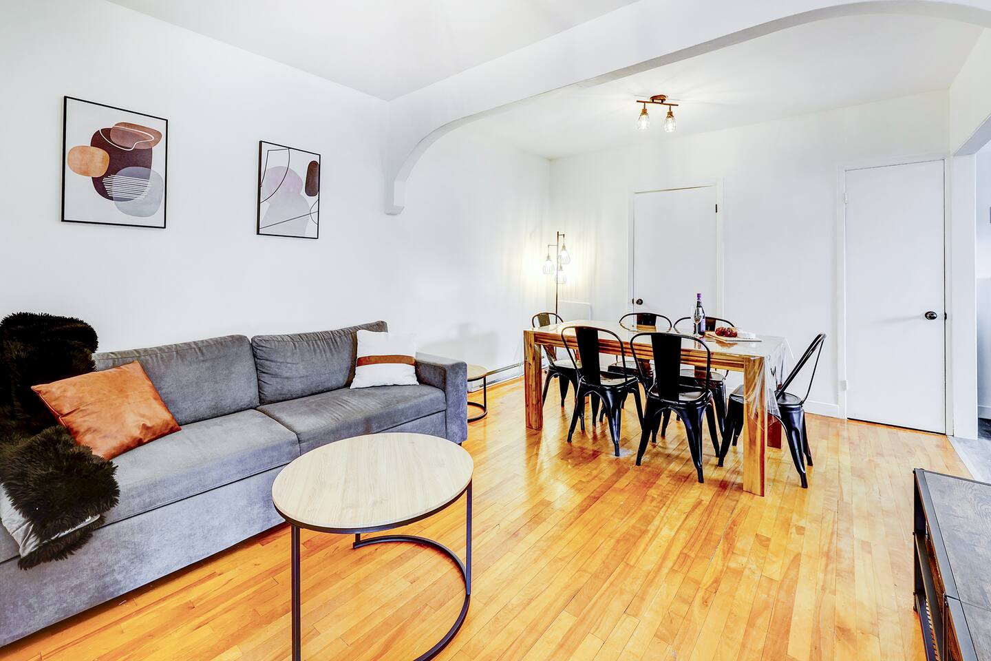A stylish living space for peaceful mornings and cozy nights.