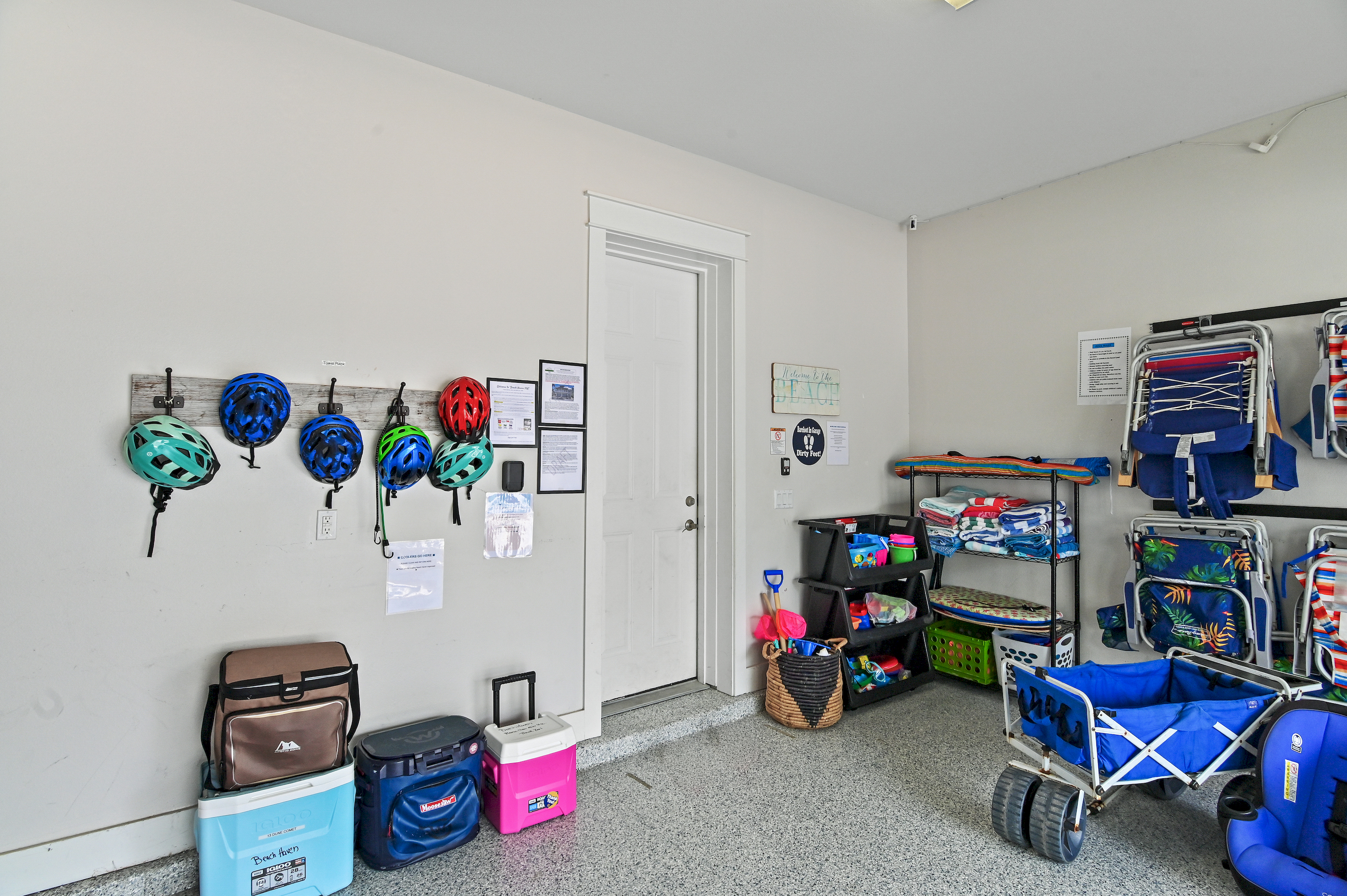 Take advantage of our beach gear and pack light! We provide coolers, beach towels, chairs, and various beach accessories to ensure you have everything you need for a fun and effortless day in the sand.