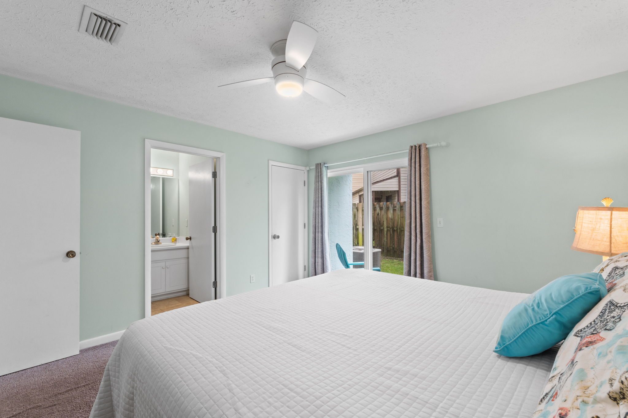 Master Bedroom with King Sized Bed