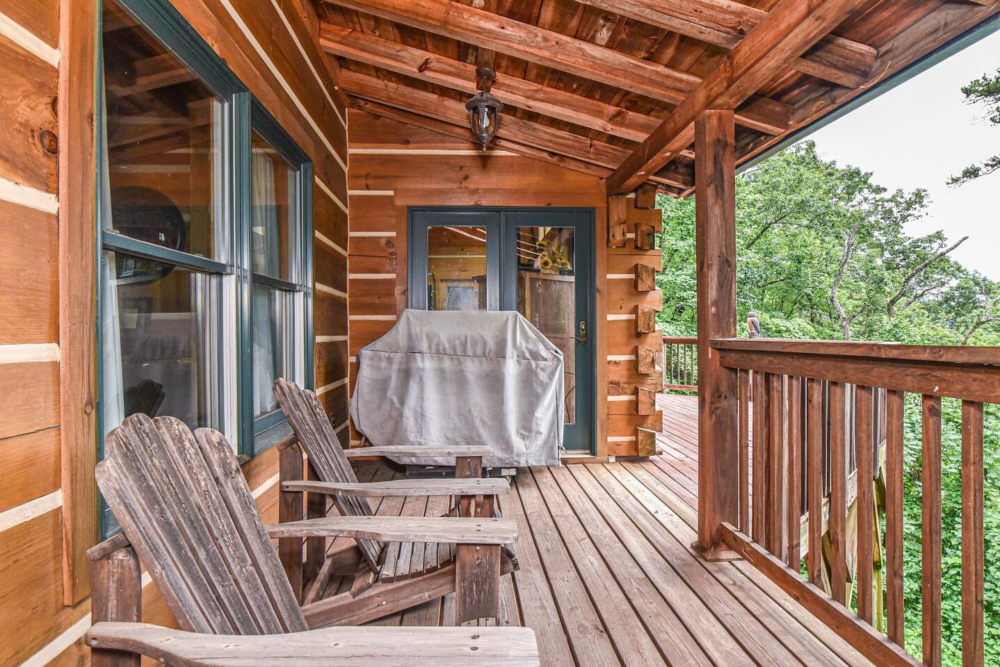 Wraparound Porch - Propane Grill