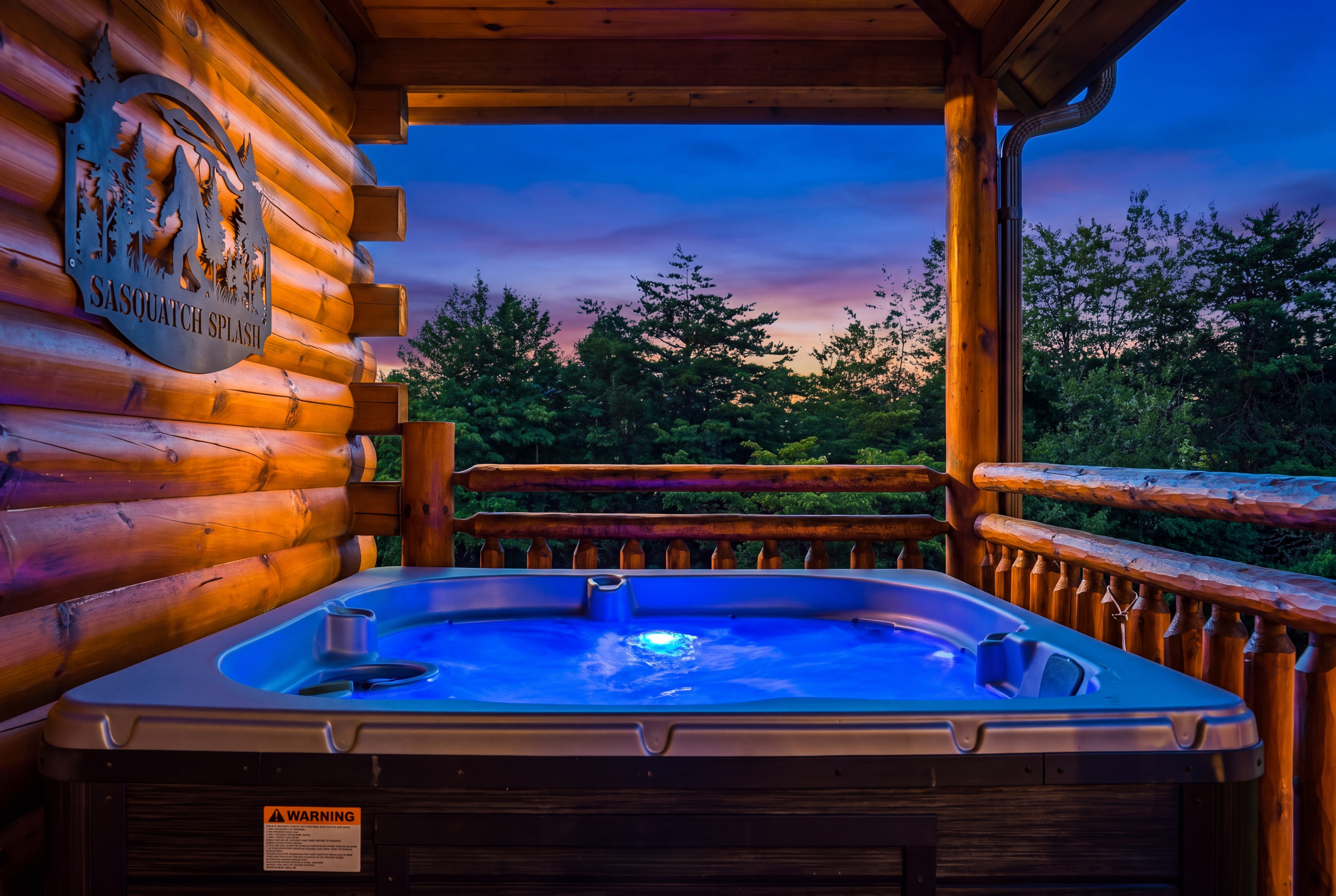 Star Gazing in the Hot Tub