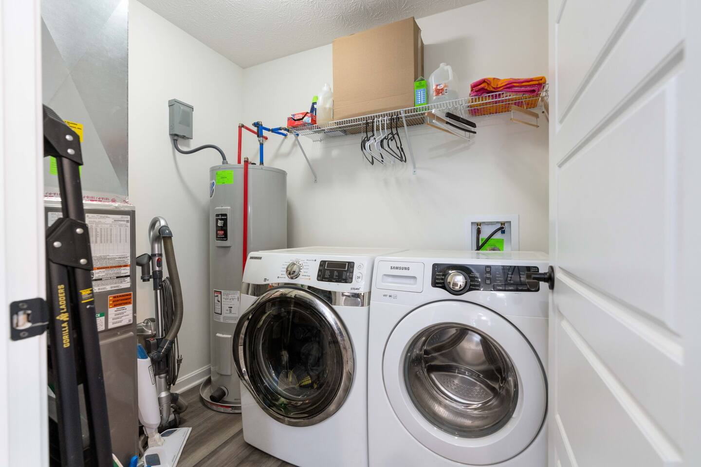 laundry room to take care of any linen cleaning needs