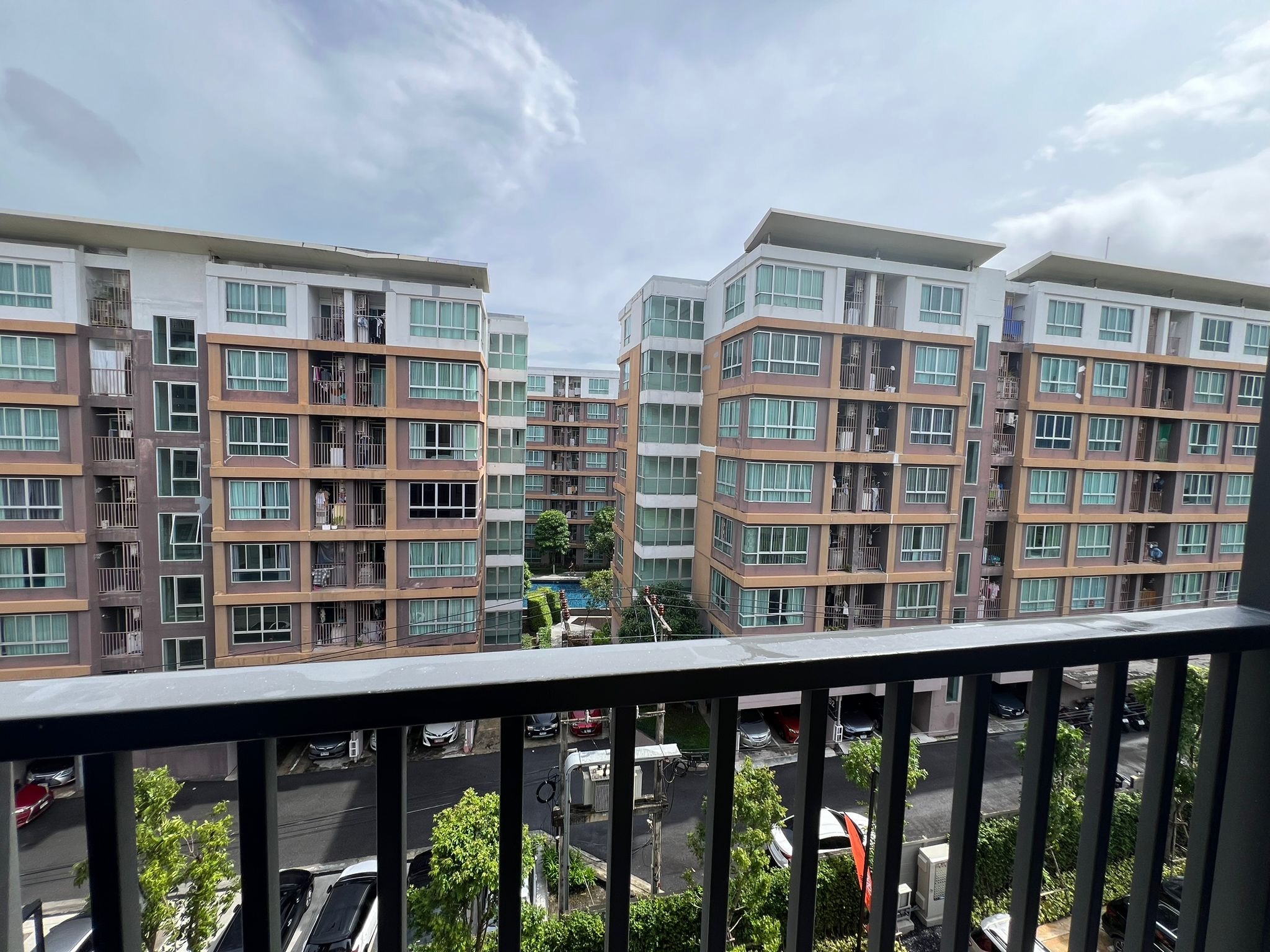 view from balcony