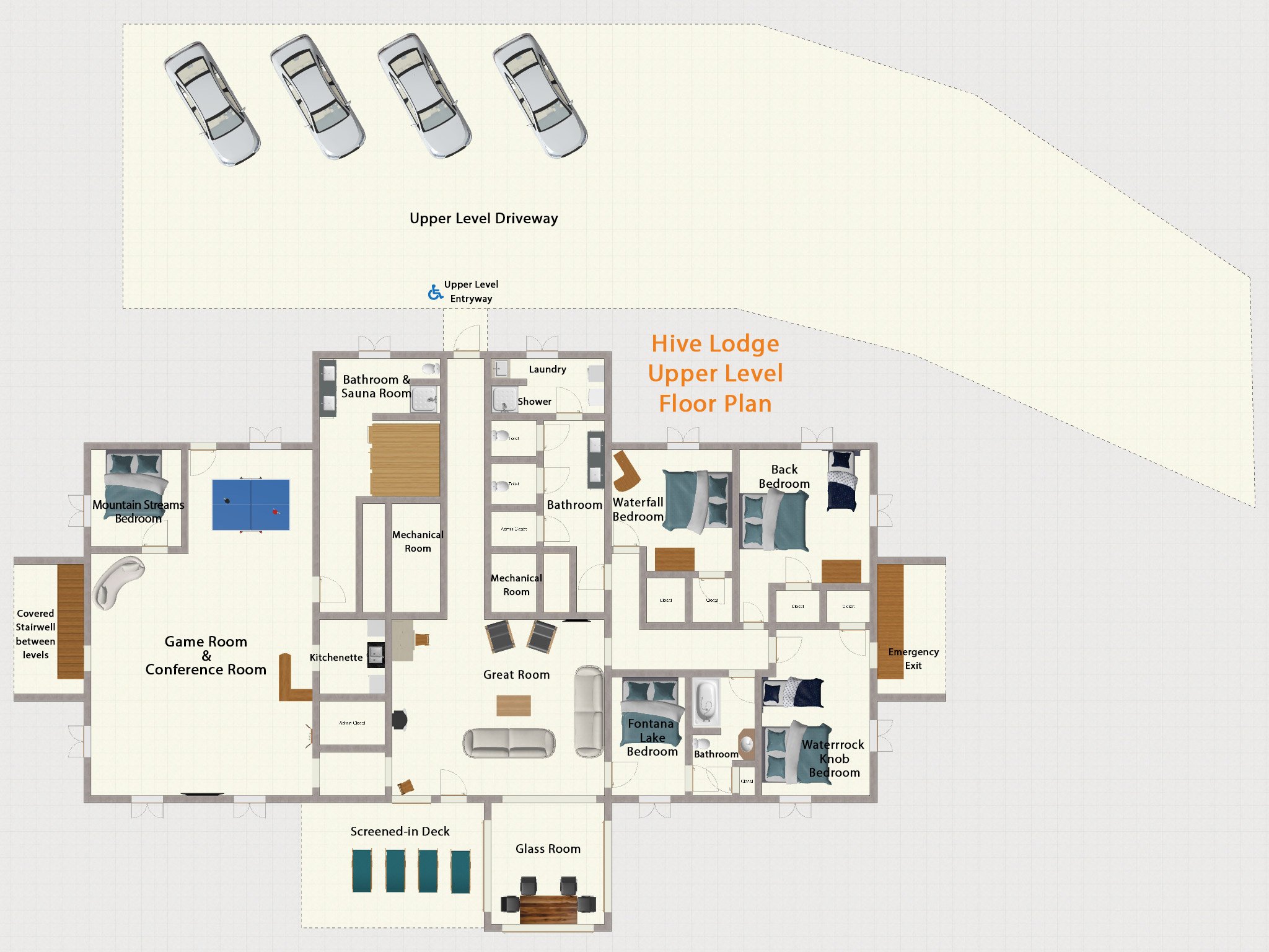 Upper Level Floor Plan
