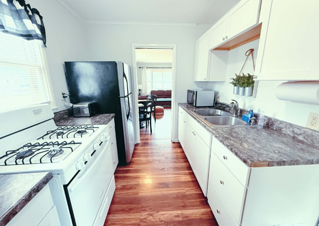 Loaded full sized kitchen for your use during your stay. 