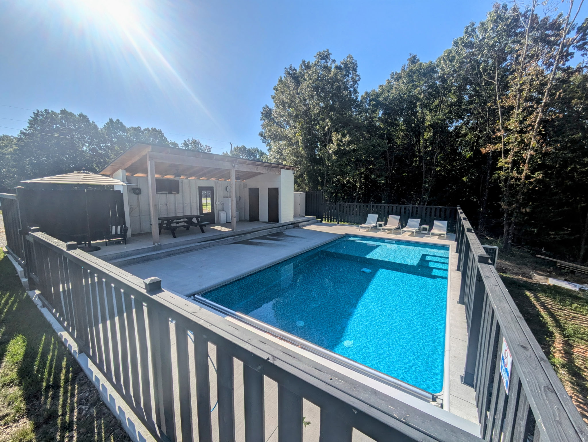 Private heated pool!