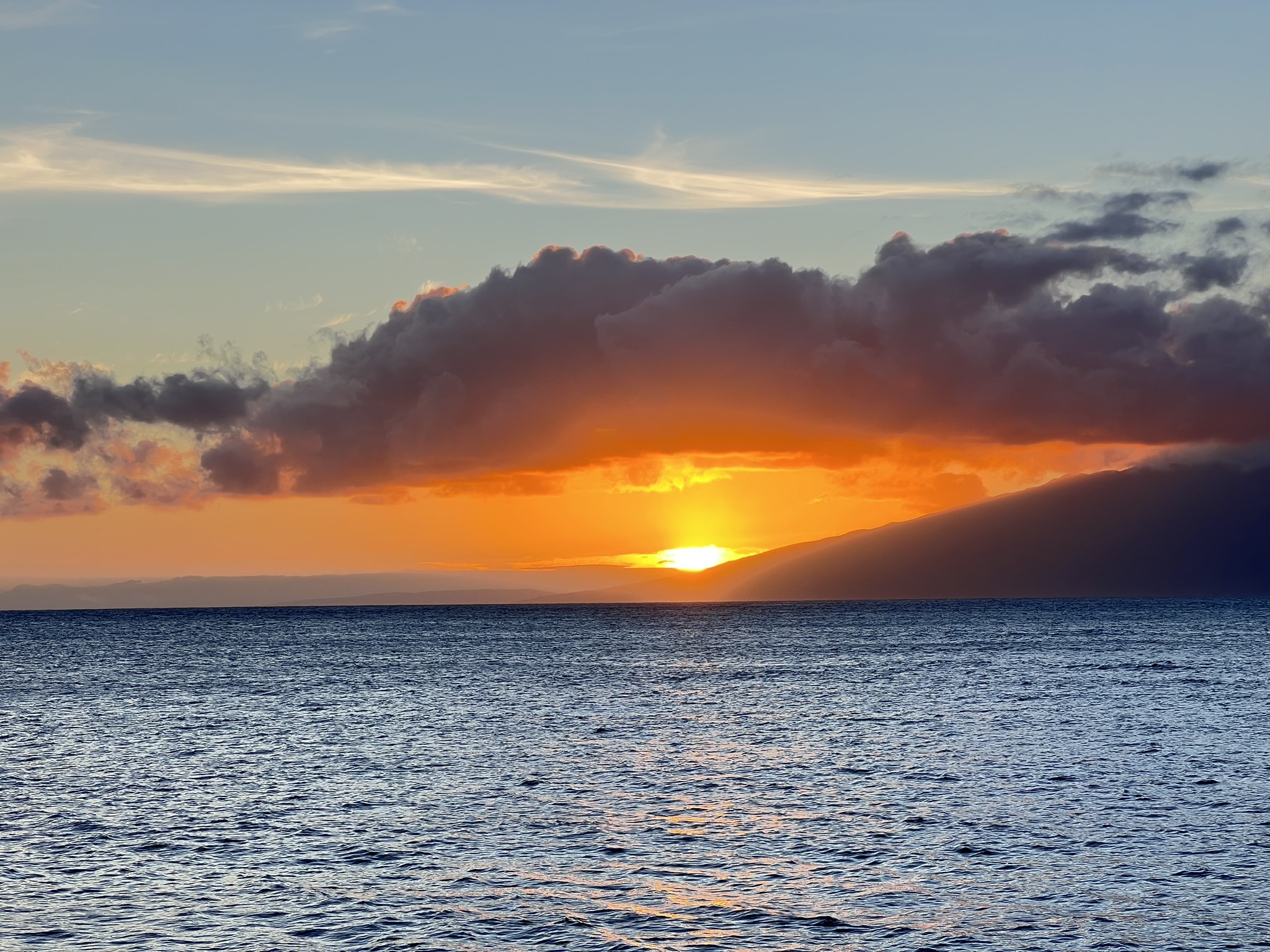 Sunset from lanai