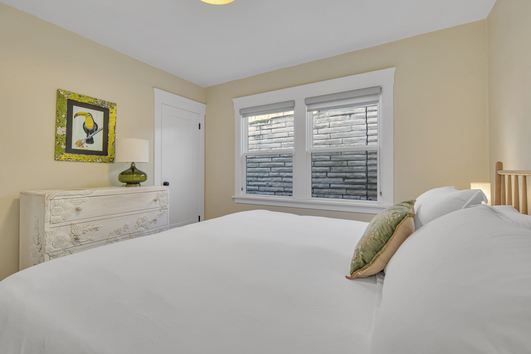 Peaceful and playful touches make this room perfect for unwinding after family adventures. Cozy up under soft linens and enjoy a restful night’s sleep.