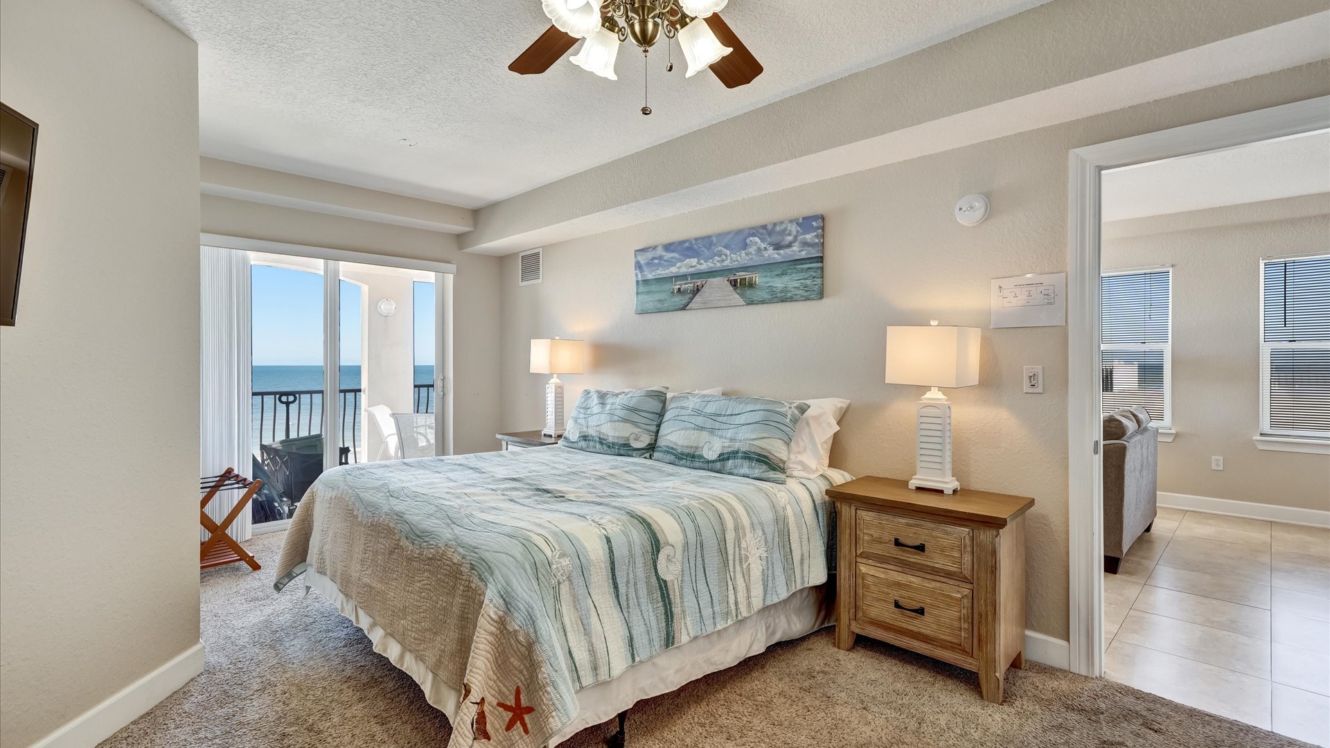 Master Bedroom with Views of the Gulf