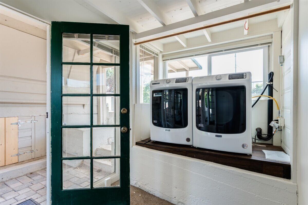 Laundry located underneath (private)