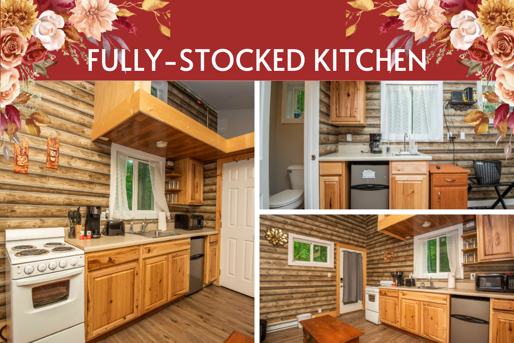 Fully stocked kitchen – Cook meals, make coffee, feel right at home