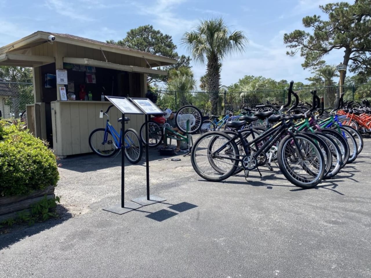 Bike rentals at the resort