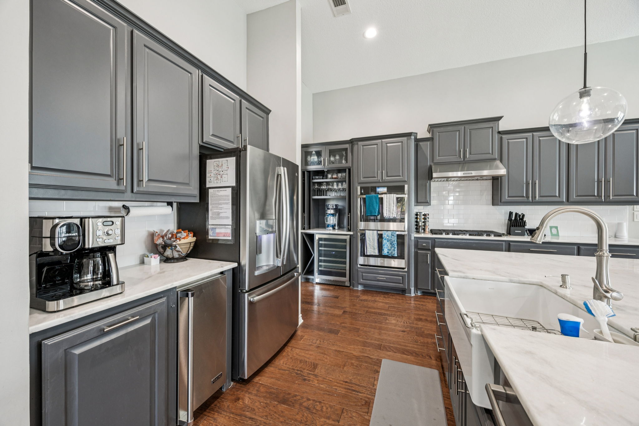 Fully equipped with modern appliances and thoughtful touches. 