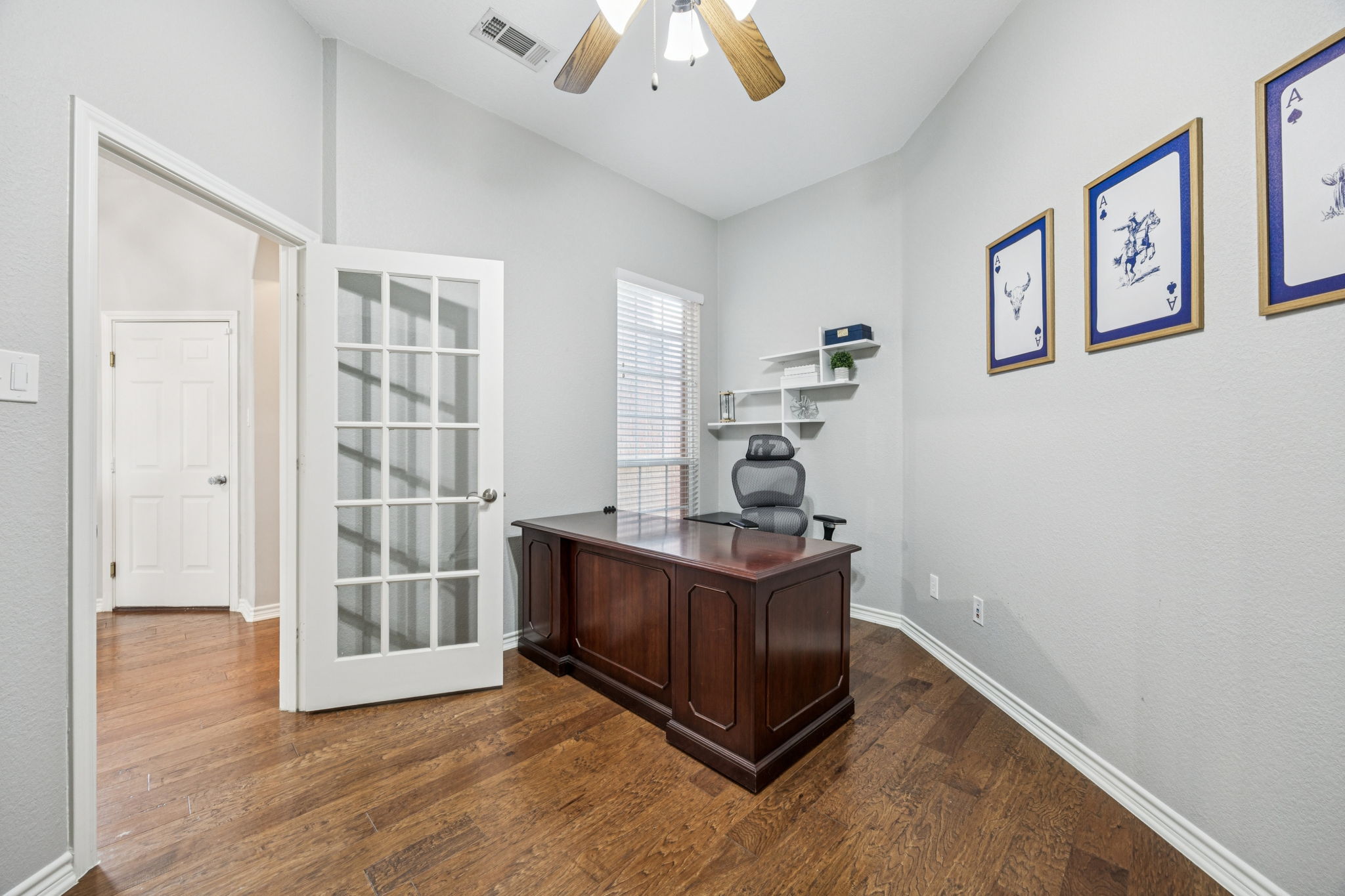 Quiet home office—ideal for remote work or study time.