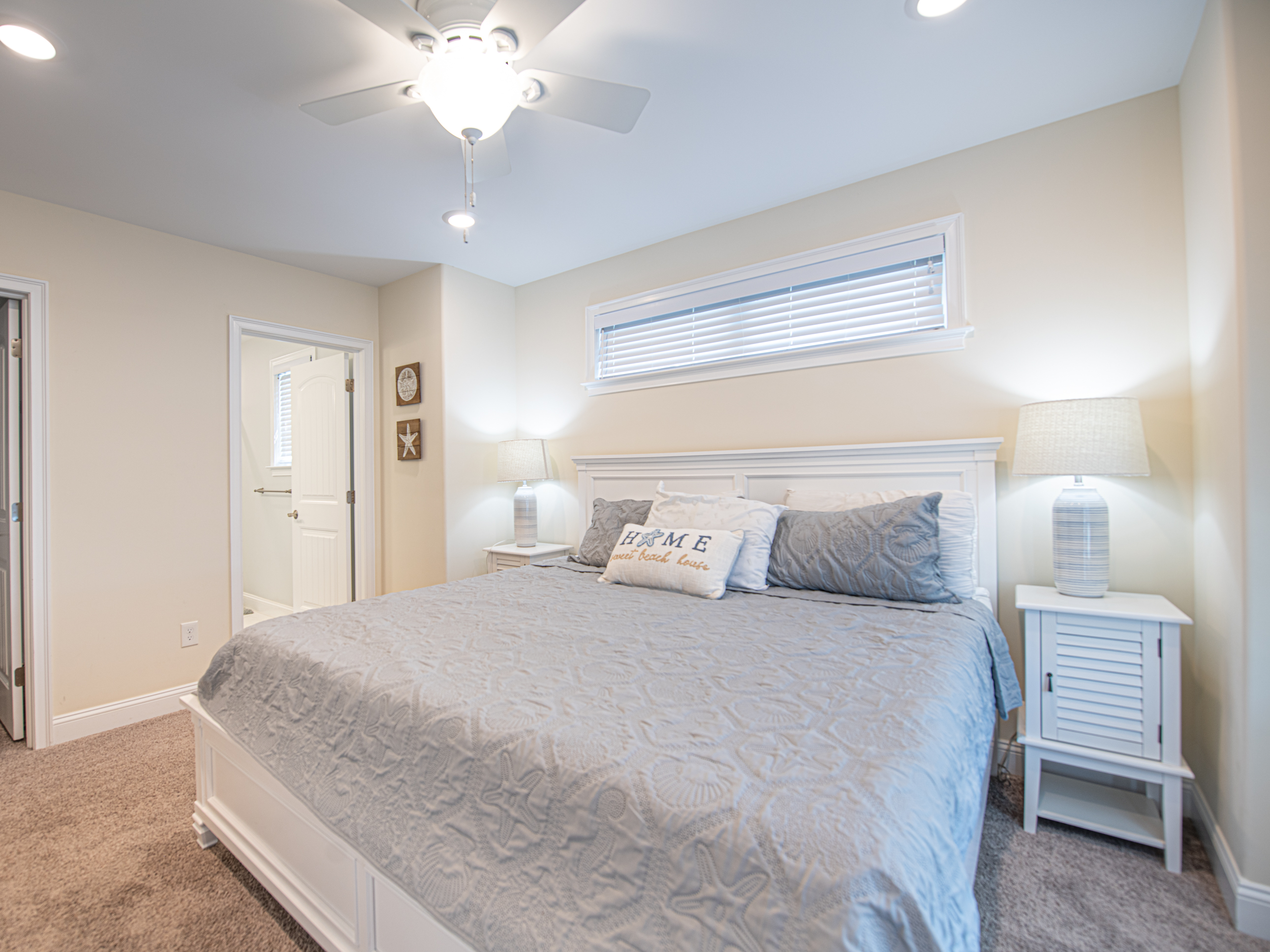 Primary King bedroom w/ attached full bath