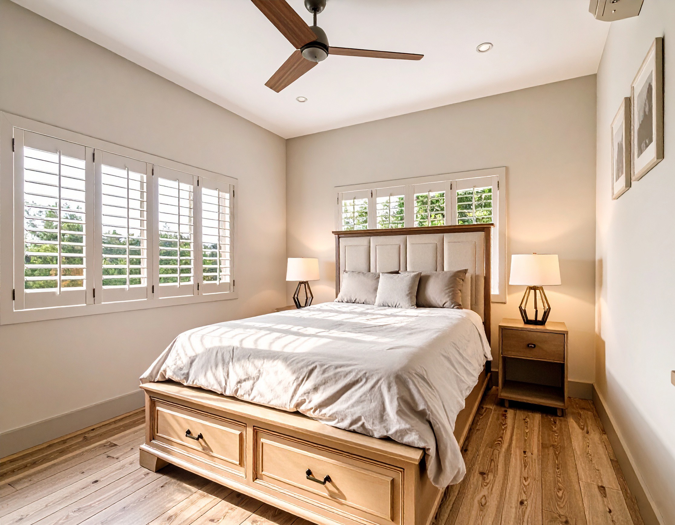 Queen Bedroom #1 | Representative Interior. Décor / Finishes May Vary.