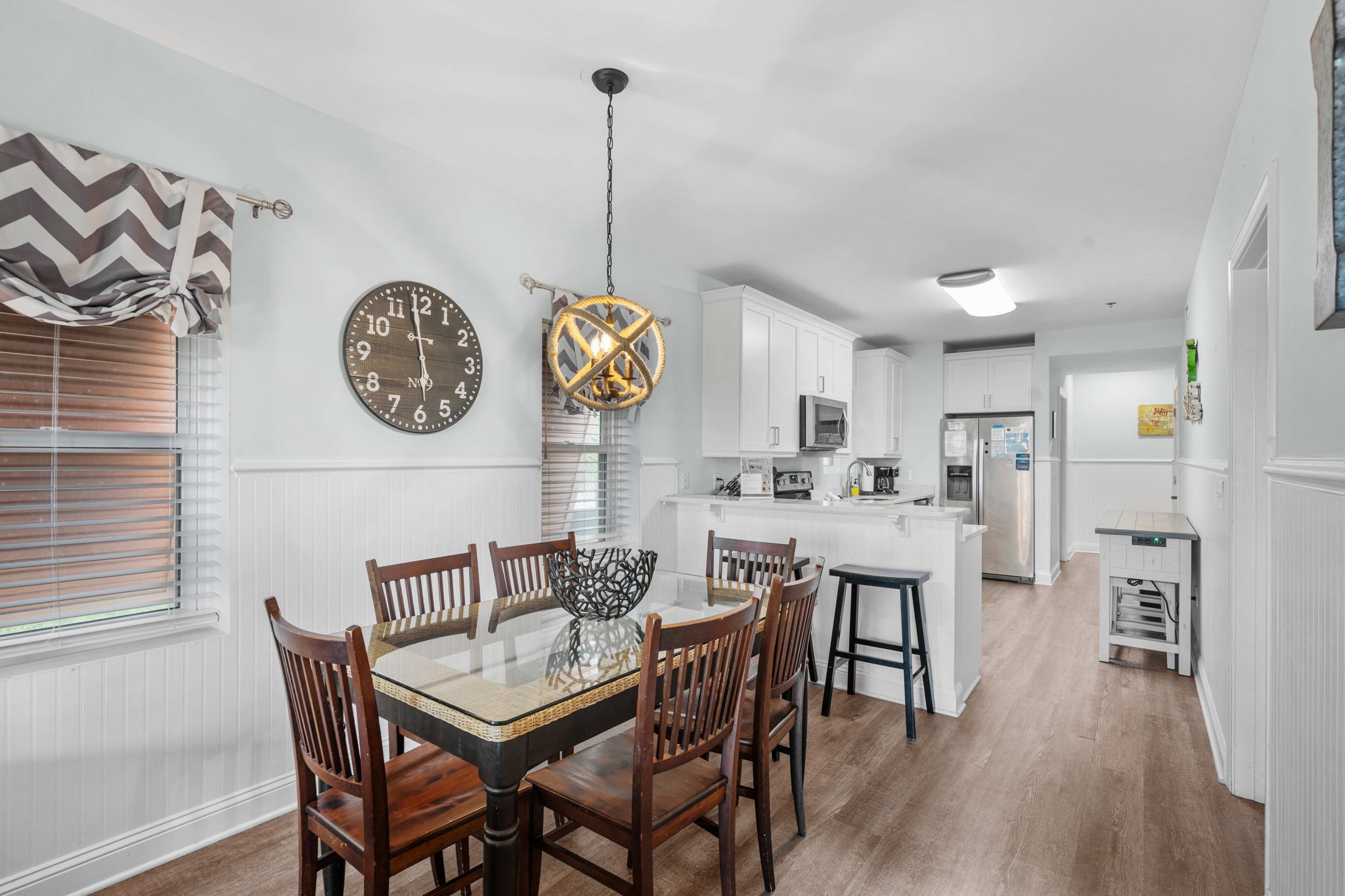 Dining Room | Sand Dollar | 102 Oceanview | 1116 Ocean Blvd, Isle of Palms, SC | IOP Escapes