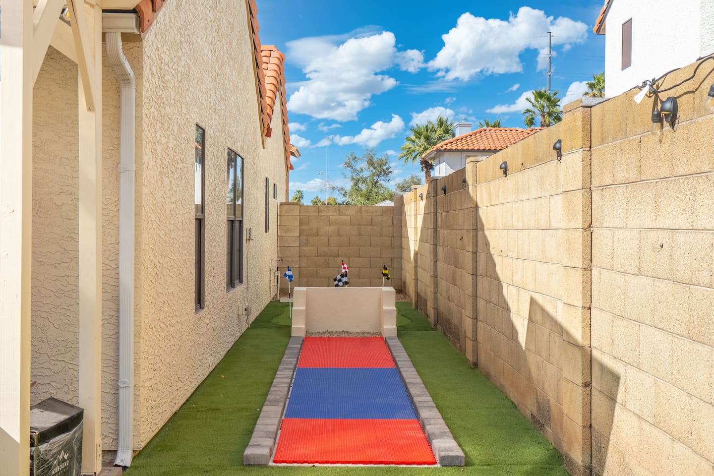 Sharpen up your bowling arm with your own personal bowling lane.