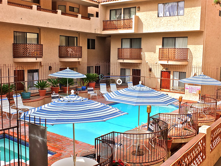 Onsite Gated Pool and Spa Area