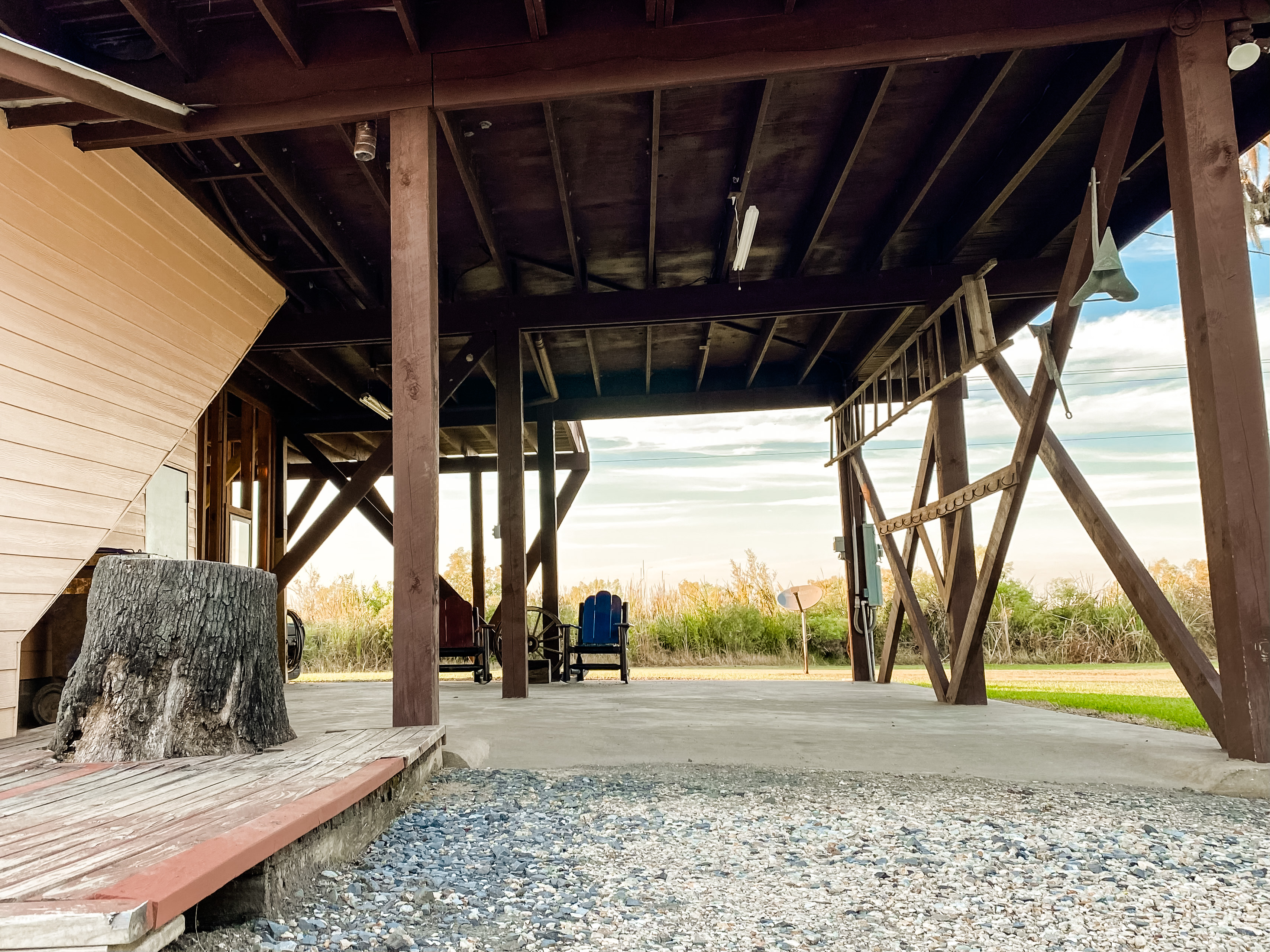 Covered parking area 1