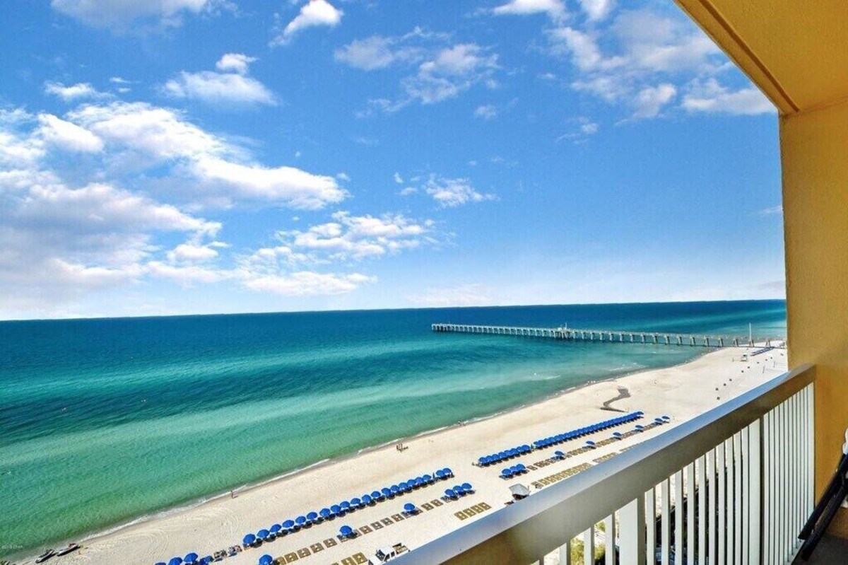 Balcony Overlooking Beach V#6