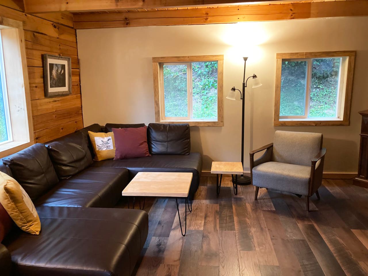 Living room from door