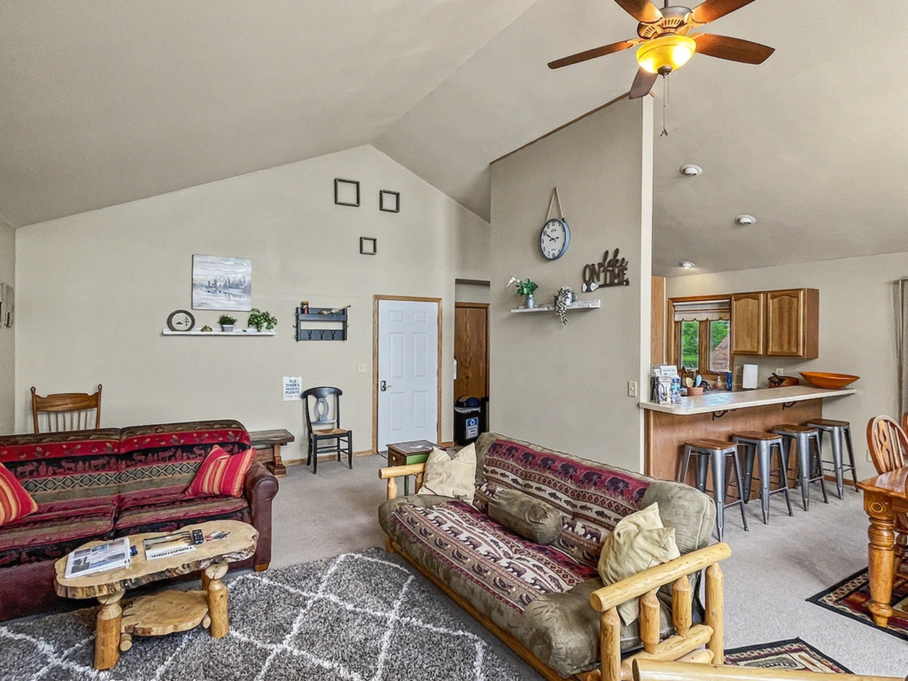 Living Room - Lower Level View Toward Kitchen Bar
