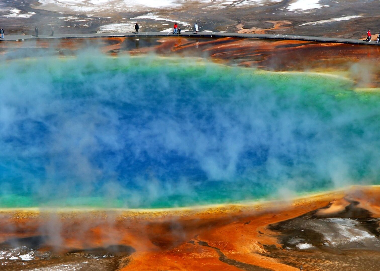 Iconic Yellowstone National Park - Grand Prismatic