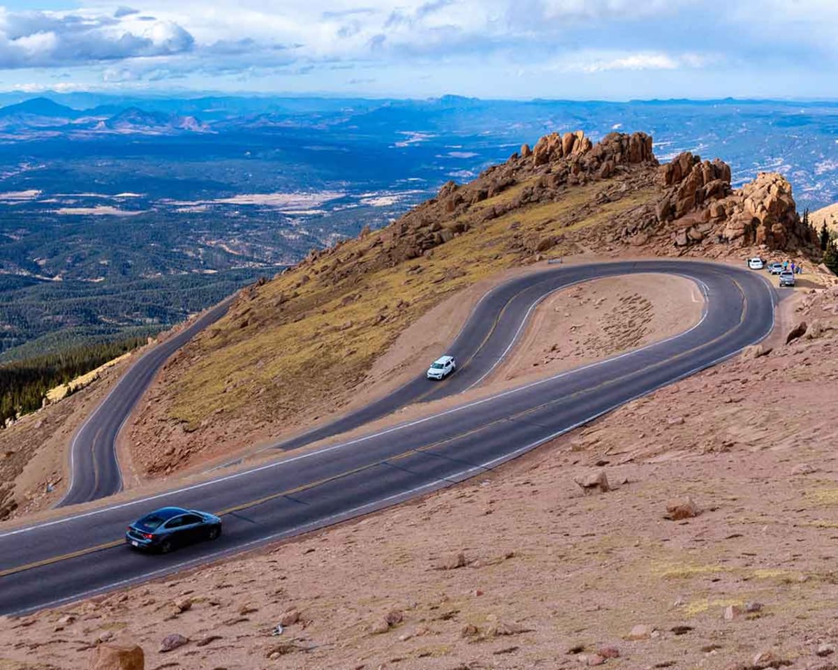 Pike's Peak: Hike it, bike it, or drive it!  At over 14,000 ft it's spectacular no matter how you get there!