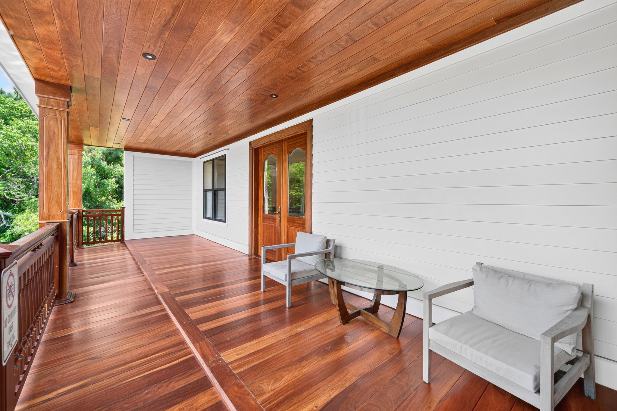3rd Floor Back Porch | Rosewood Retreat | 2605 Palm Blvd, Isle of Palms, SC | IOP Escapes
