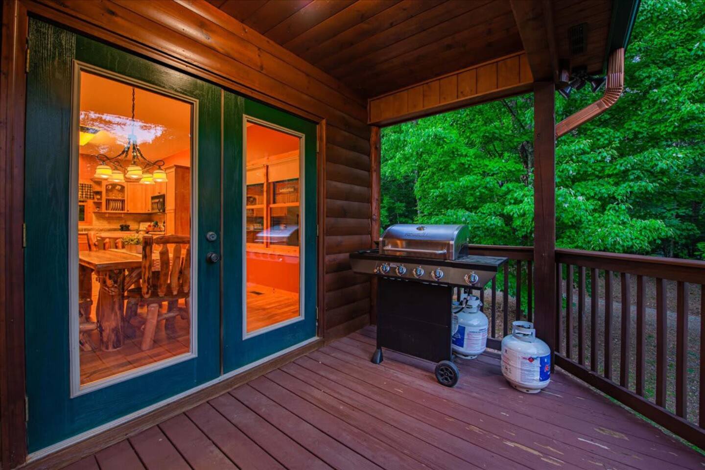 Let's fire up the BBQ grill on the balcony and enjoy the delicious flavors of outdoor cooking!