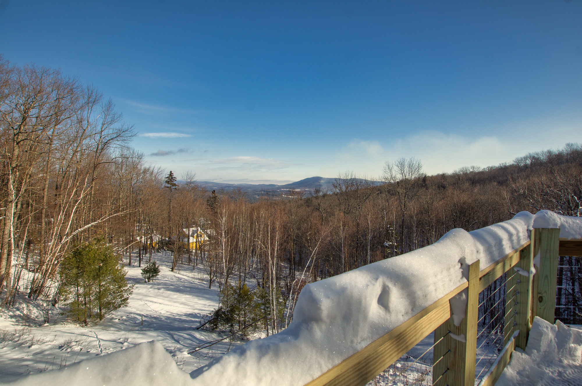 Beautiful views overlooking the mountains