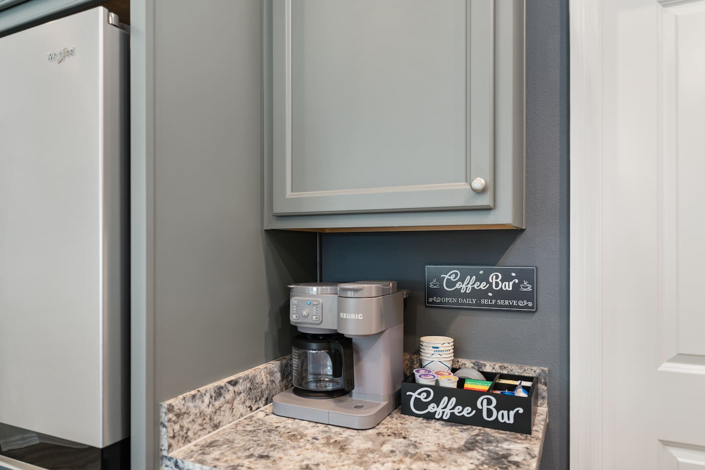 Complimentary coffee to start your morning off right!