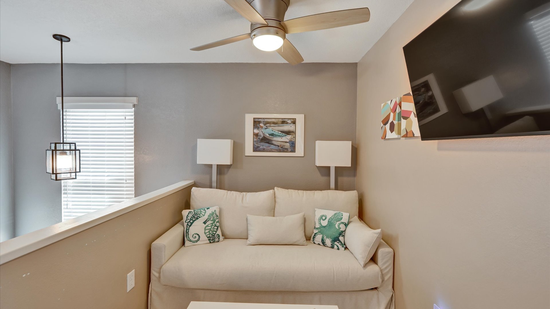 Loft Area with Queen Sleeper Sofa